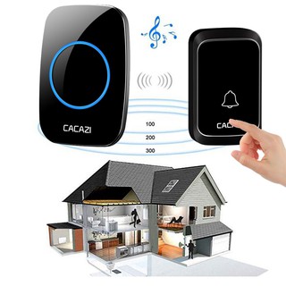 Wireless Waterproof Doorbell DC battery-operated 1 2 Button 1 2 3 Receiver 300M Remote Cordless Smart Doorbell 36 chimes
