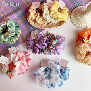 ▲Ready Stock 18 Colors Women Hair Scrunchies Ring Large Intestine Circle Cute Rope