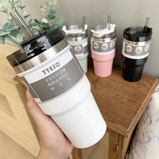 20oz/30oz large capacity car portable water cup Ice Cup Office Coffee Cup Thermal Tumbler / Stainless Steel Tumbler/Bubble Tea Tumbler/Car cup
