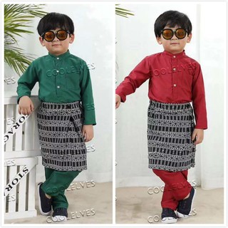 [Shop Malaysia] PREMIER Baju Melayu Raya Design Moden Budak (1)