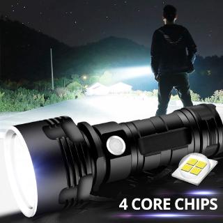 Super Powerful LED Flashlight L2 Tactical Torch USB Rechargeable Waterproof Lamp