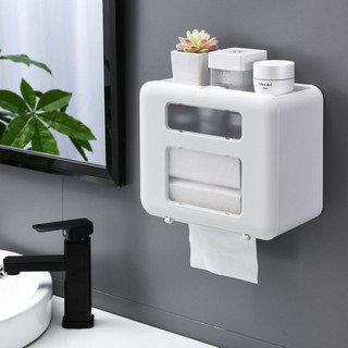 Waterproof toilet paper holder, tissue holder, wall bathroom locker, portable bathroom kit