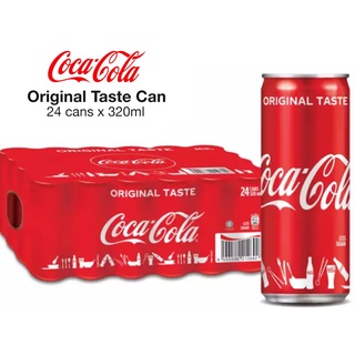 Coca Cola Original Taste Cans Carton Deal (24 Can X 320ml) [ Mid-Autumn Sale ]