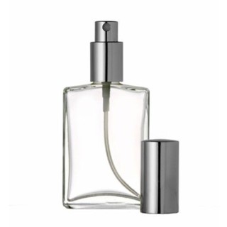 New Perfume Atomizer Empty Refillable Flat Glass Spray Bottle 1oz 2oz 30ml 50ml