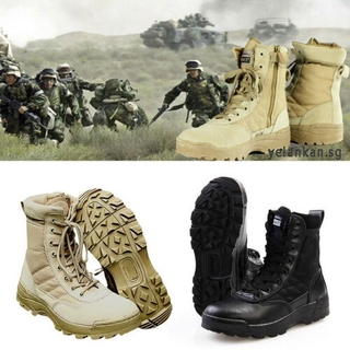 Army Military Tactical Combat Canvas Boots Outdoor Hiking Desert Shoes