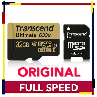 FASTFULL Transcend SD Card micro Card 8GB 16GB 32GB 64GB MEMORI KAD with Adaptor