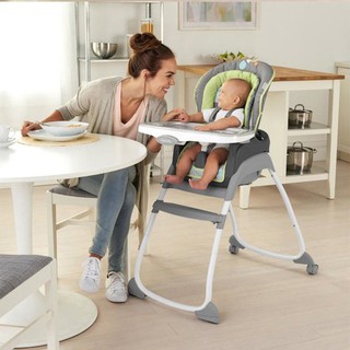 Kids2 Ingenuity SmartClean Trio Elite 3-in-1 Baby Infant High Chair Booster Toddler Chair Washable Adjustable