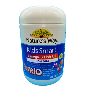 nature's way KIDS SMART BURSTLETS OMEGA-3 FISH OIL TRIO 180S