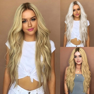Fashion Synthetic Hair Lace Front Wig Fashion Long Wavy Full Wigs For Women