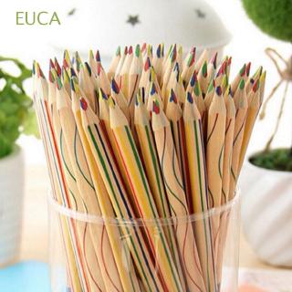 10Pcs Multicolor Craft 4 In 1 Colored Drawing Rainbow Color Pencils Painting