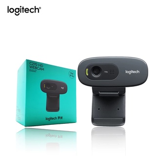 Logitech C270 HD 720p Webcam With Mic Web Camera Web Cam HD Webcam Logitech For Laptop PC Computer 罗技电脑摄像头