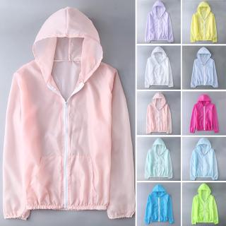 Outwear Anti-UV Jacket Sport Running One Size Tops Ladies Women's Casual Sunscreen Hooded Outdoor Sun-protective