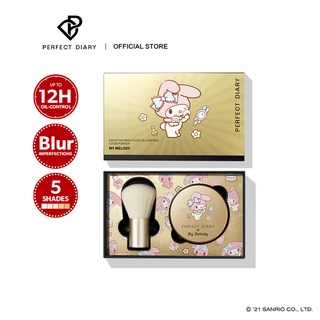 PerfectDiaryXSanrio MagicStay Loose Powder Waterproof Weightless Soft-velvet Blurring Face Make Up With Puff Oil Control