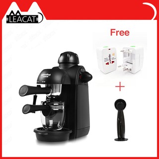 🔥Ready Stock🔥【 Leacat 】 Household Italian coffee machine semi automatic steam pump press coffee machine (1)