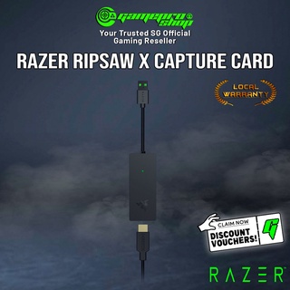 Razer Ripsaw X HD USB Capture Card with Camera Connection for Full 4K Streaming RZ20-04140100-R3M1 (1Y)