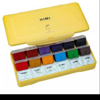 Miya Himi Gouache Color 18clr X30 ml With Case