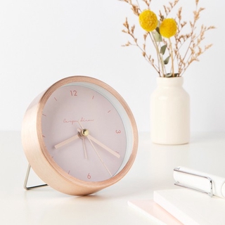 [ARTBOX OFFICIAL] From Korea Table Desktop Clock Rose Gold Pink Korean Home