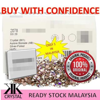 [Shop Malaysia] ✨READY STOCK✨ 2078 SW HOTFIX CRYSTAL BATU MANIK SS12/16/30/34 IRON ON (1)