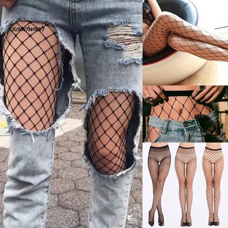 SDWC Sexy Women's Mesh Fishnet Net Hollow Pantyhose Party Clubwear Tights Socks