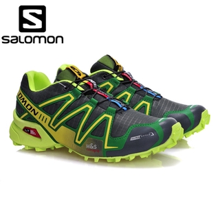 Salomon Salomon Speed ​​Cross III outdoor trail running shoes waterproof and breathable men's sports shoes mid-cut hiking shoes