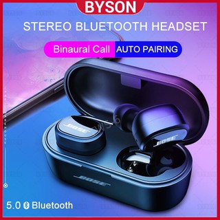 [Ready Stock] Bluetooth Wireless Earphones Super Bass Stereo Outdoor Sports Earphone Earbuds with Mic for Android & iPhone
