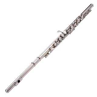 Western Concert Flute Silver Plated 16 Holes C Key Cupronickel Woodwind Instrume