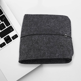 Wool Fiber Power Bank Storage Bag Mini Sofe Felt Pouch Black with New Design Mobile Phone Wall Charging Holder Stand