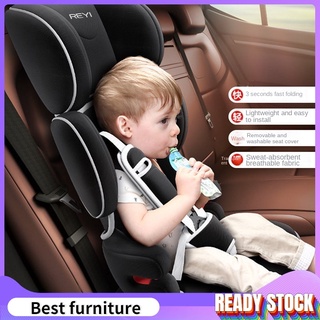 Child safety seat simple portable folding car 4 car 9-12-year-old baby 3 universal 0
