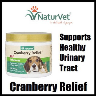 Naturvet Cranberry Relief Powder Plus Echiinacea For Healthy Urinary Tract