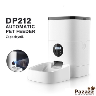 Pazazz Intelligent Pet Automatic Feeder Dog Large Capacity Cat Food Timing Quantitative Camera