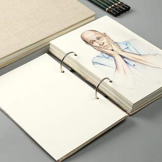Boglino sketchbook 8k loose-leaf detachable student sketchbook A4 watercolor han