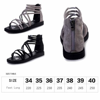 Cross Strap Sandals Lace Up Ladies PU Leather Flat Shoes Summer Beach Strappy
