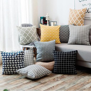 Fashion Pillow Cae Sofa Chair Striped Cushions Cotton Cushion Covers Home Decor