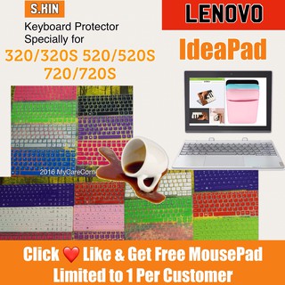 S.Kin™ Lenovo ideaPad 320 520 720 KEYBOARD Protector Skin Cover Legion Y520 Y720