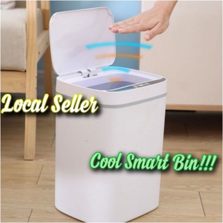 [Ready Stock]SG Seller Intelligent Automatic Sensing Trash Can Smart Dustbin 13L Automatic Induction Touch