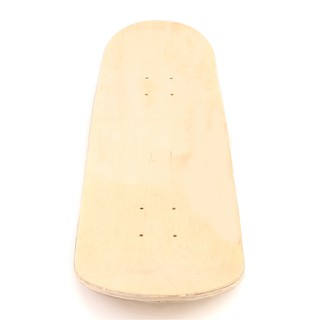 8'' Double Warped Concave Maple Skateboards Blank Deck -Natural-Free Grip Tape