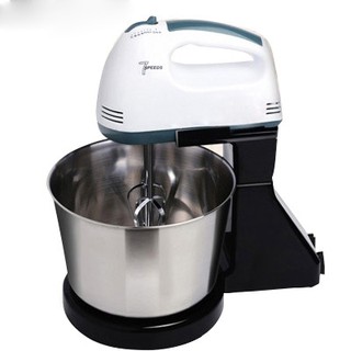 7 Speed Stainless Steel Baking Hand Mixer Egg Beater with Bowl