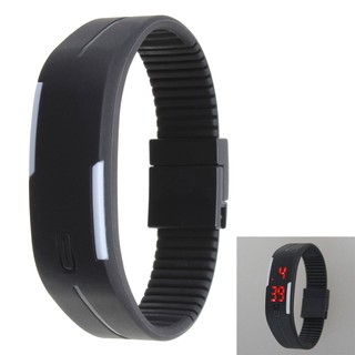 Sports Bracelet LED Water Resistant Wrist Watch - Black (1*AG13)