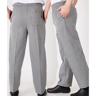 Cook Trousers Kitchen Catering Polyester Baggy Chef Pants Workwear Uniform, 4 Patterns 5 Sizes Optional