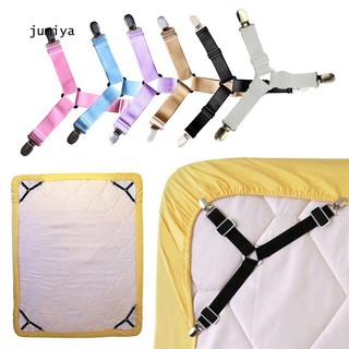 JY_4Pcs Elastic Cover Blanket Grippers Holder Bed Sheet Clip Mattress Fasteners