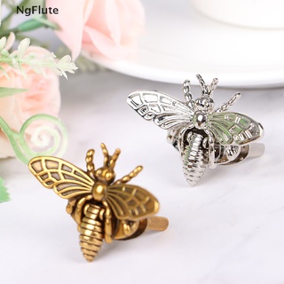 (NgFlute) Metal Bee Shape Turn Lock Fashion Bag Clasp Leather Craft Bag DIY Accessories my