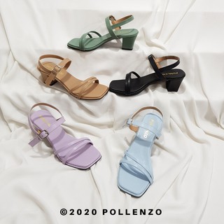Pollenzo - Kendra Chunky Heel Strap Sandals Ga-949
