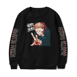 Jujutsu Kaisen Sweatshirt Print Hoodies Harajuku Streetwear Pullover Anime Sweatshirt Tops Coat
