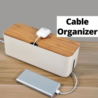 CABLE WIRE MANAGEMENT BOX CABLE ORGANIZER BOX FOR EXTENSION CORD POWER STRIPE CONCEALER