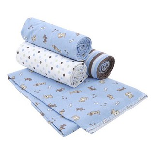 Receiving/Baby/Swaddle Blankets 4 pcs pack