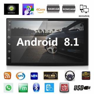 Android 10.1 Car Stereo GPS Navigation Radio Player Double Din WIFI 7"inch audio Player Car MP5 Player (1)