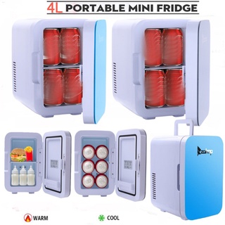 {FCC} 4L Car Home Mini Fridge Warmer Portable Small Refrigerator Baby Bottle Warmer{EnjoyGood.my}