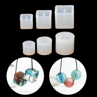 *J❤*Silicone DIY Beads Mold Bracelet Earring Pendant Jewelry Making Resin Mould