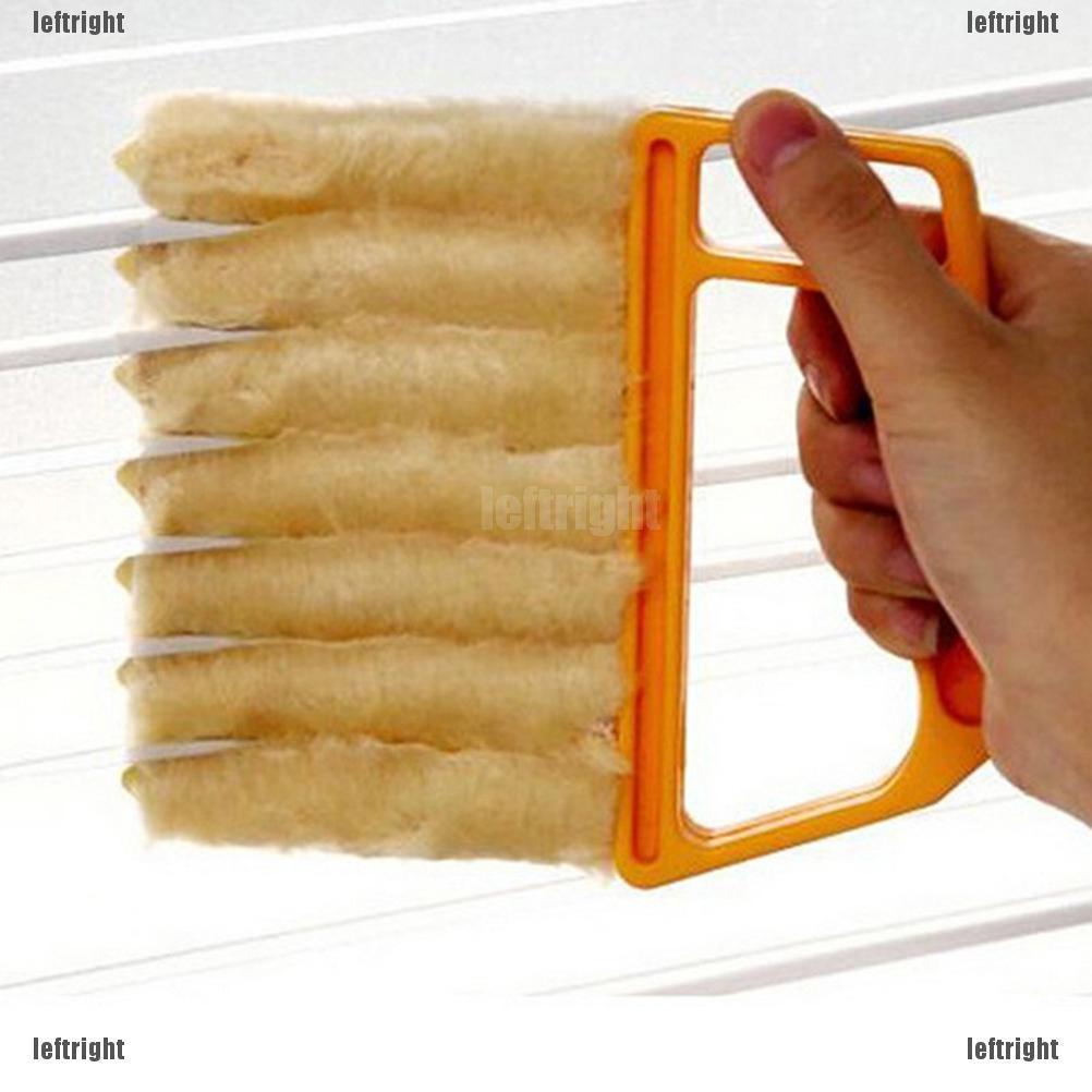 Read Stock Window Blinds Cleaner Mini 7 Shape Hand Held Window Brush [leftright]