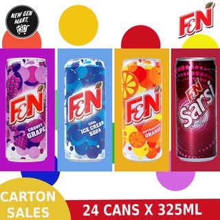 [5 Choices to choose from] F&N Drinks 325ML x 24 Cans